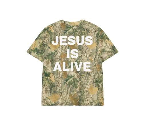 Jesus is Alive Camo Tee